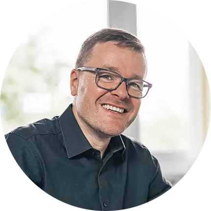 Portrait von Geschäftsführer Mirco Jacob